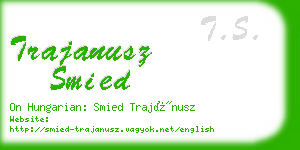 trajanusz smied business card
